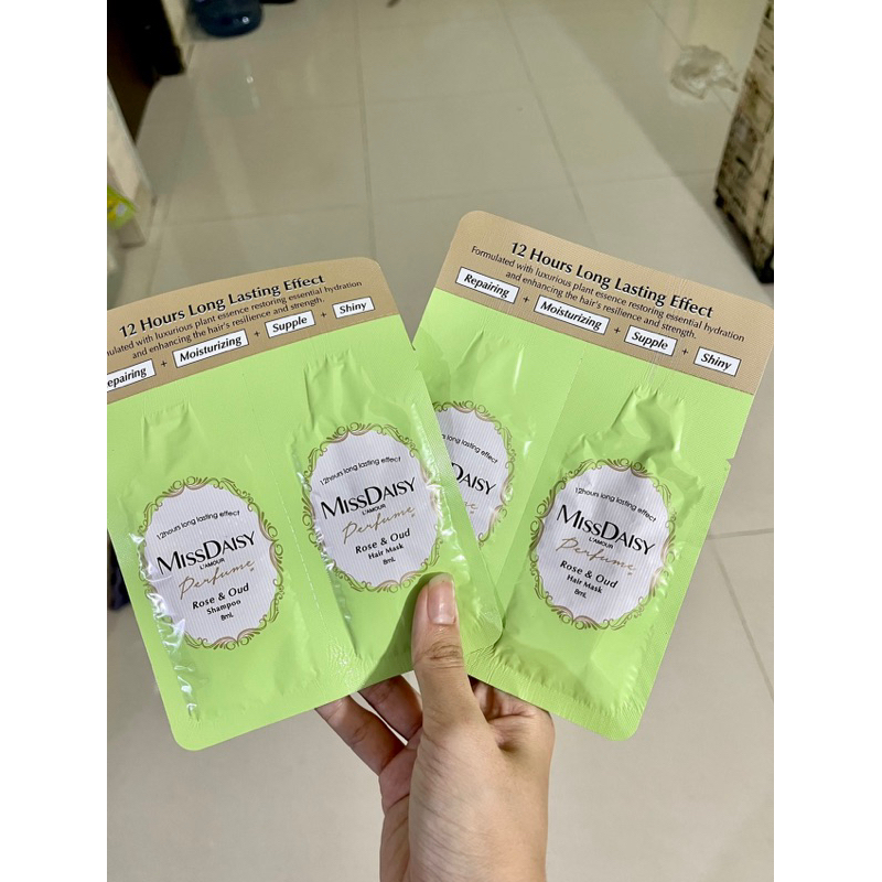 Miss Daisy Perfume Shampoo & Hair Mask Travel Size Sample Rose&Oud