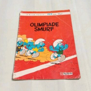 komik smurf olimpiade smurf