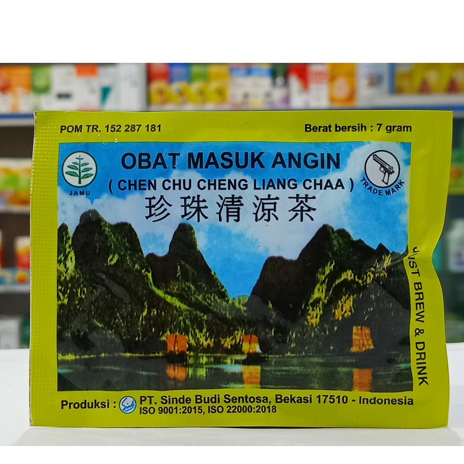 Liang Teh / Chen Chu Cheng Liang Chaa 𝟏 𝐒𝐀𝐂𝐇𝐄𝐓 - Obat Masuk Angin Pereda Panas dalam dan Sariawan