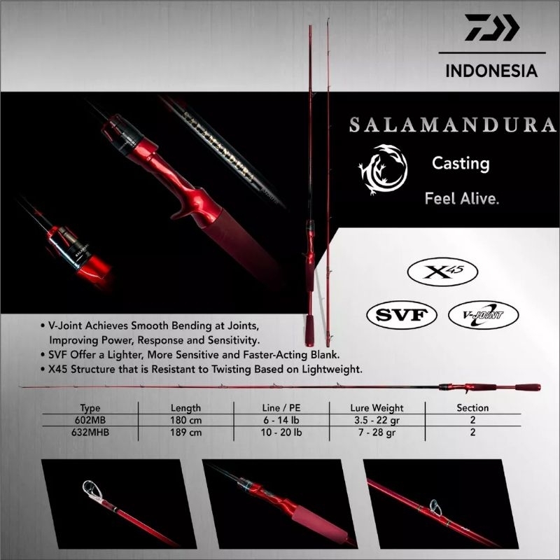 JORAN BC DAIWA SALAMANDURA 602 mb / 632 mhb