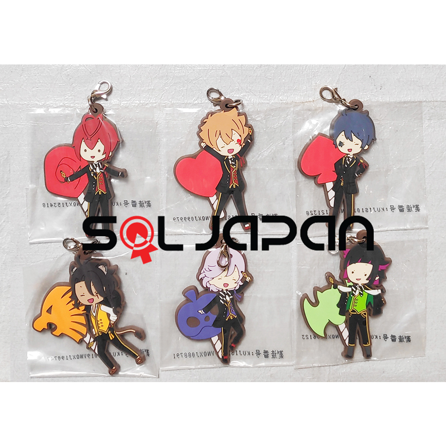 Twisted Wonderland Sugar Pochette Rubber Strap Riddle Ace Deuce Leona Epel Lilia