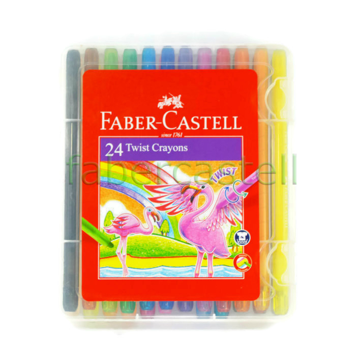 

Twist Crayon Faber Castell 12 dan 24 Warna Crayon Putar