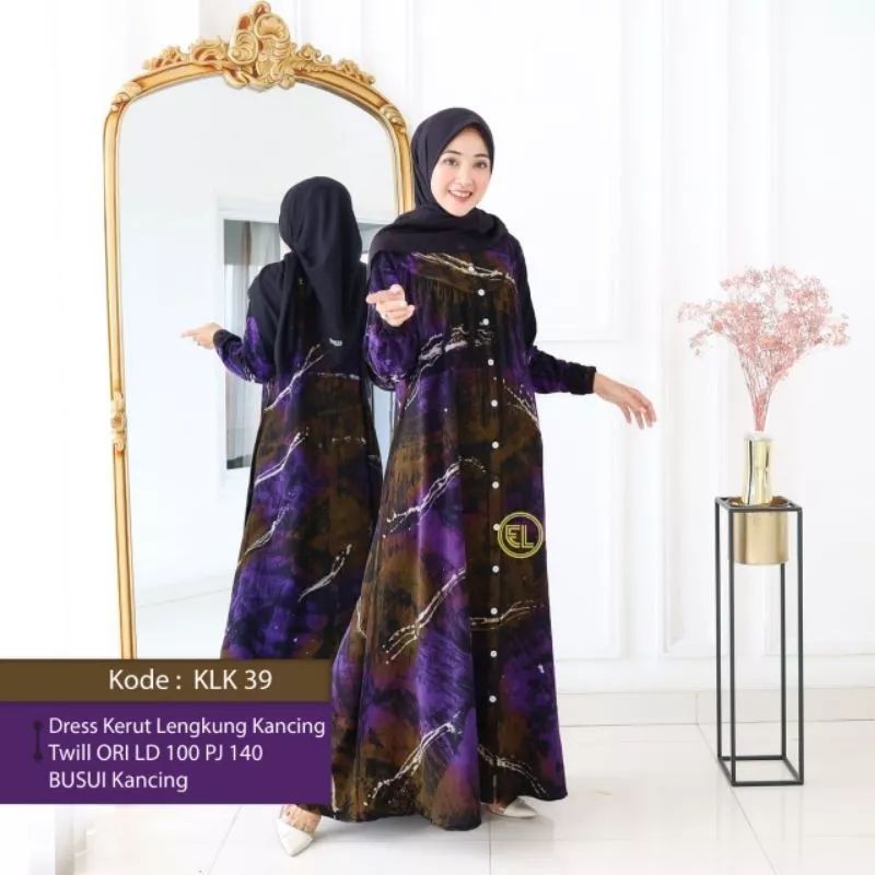 Gamis Elzhaf KLK 39 twill original