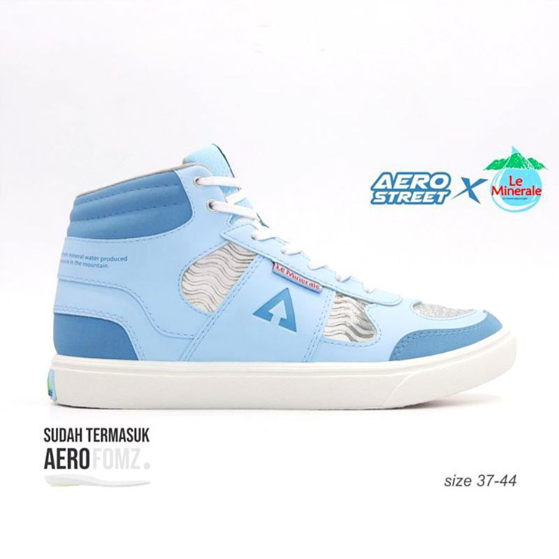 [ORIGINAL] Aerostreet x Le Minerale - Sepatu Sneakers Casual Pria Wanita Aero Street