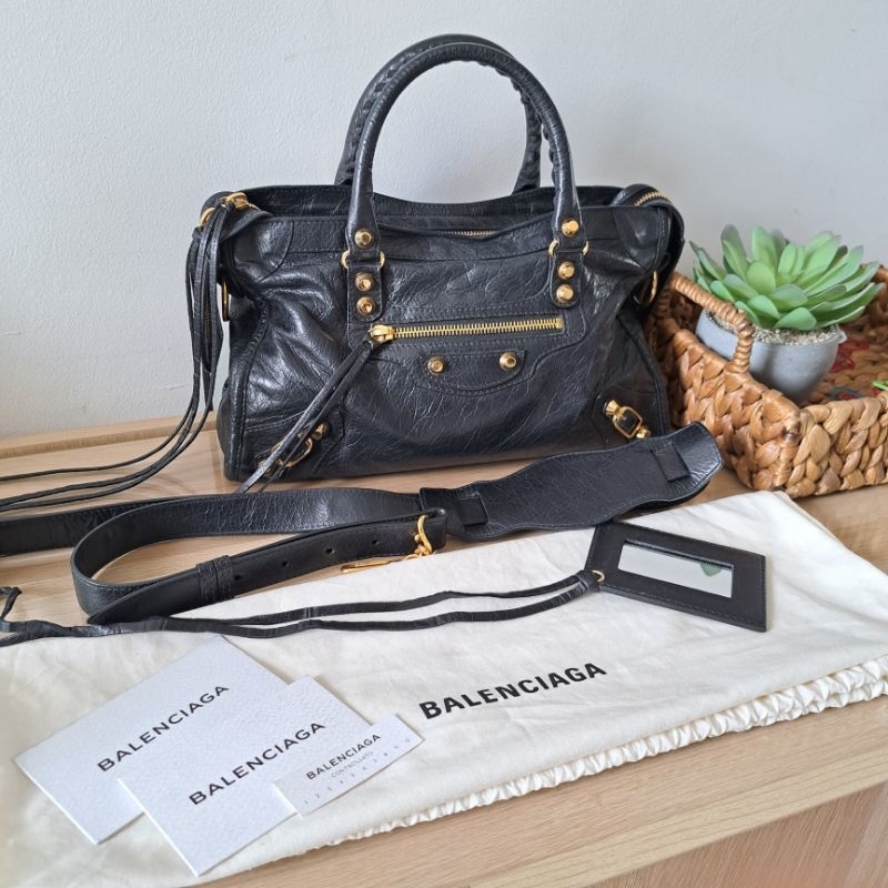 Balenciaga Mini City Black GHW