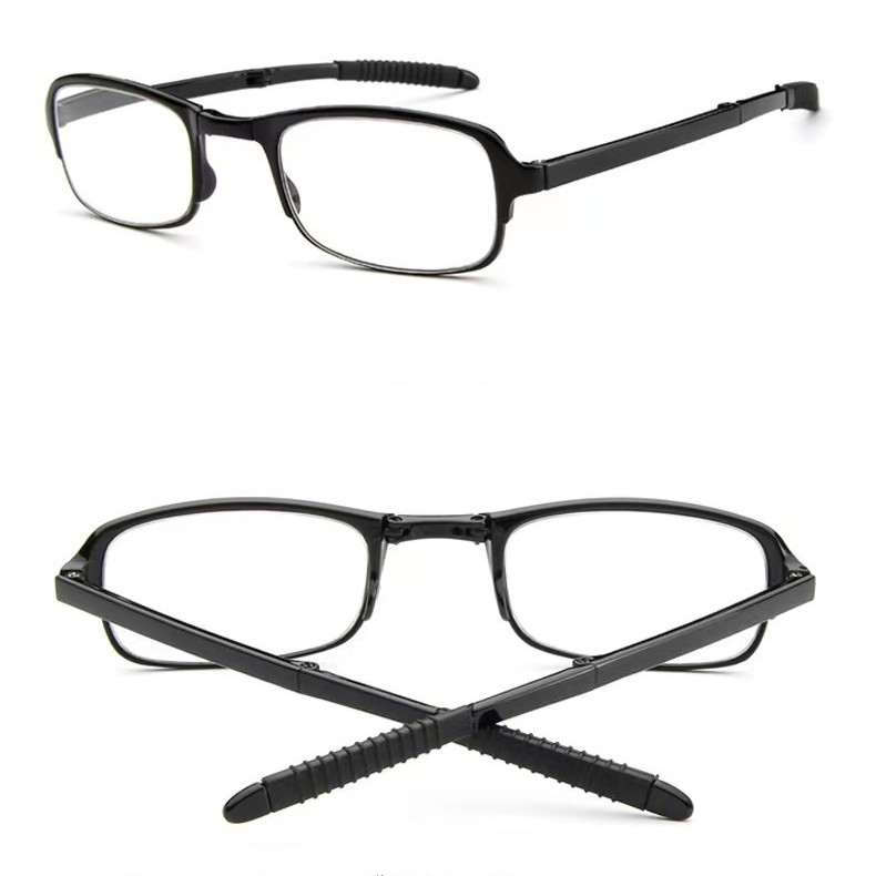 Kacamata Baca Lipat Lensa Plus Anti Radiasi+1.00 s/d+4.00 Kacamata Pria Folding Reading Glasses (Free Pocket)