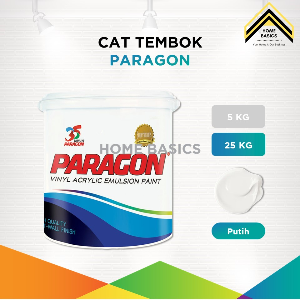 Cat Tembok Putih Paragon 25 Kg / Cat Interior / Cat Dinding Air