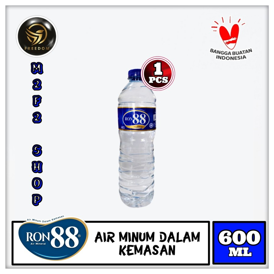 

Air Mineral Ron 88 Elite Tanggung Botol Pet - 600 ml (Kemasan Satuan)