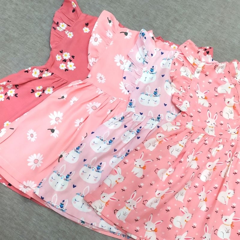 Baju Bayi Perempuan &quot;Callia Dress&quot; usia 0-22 bulan