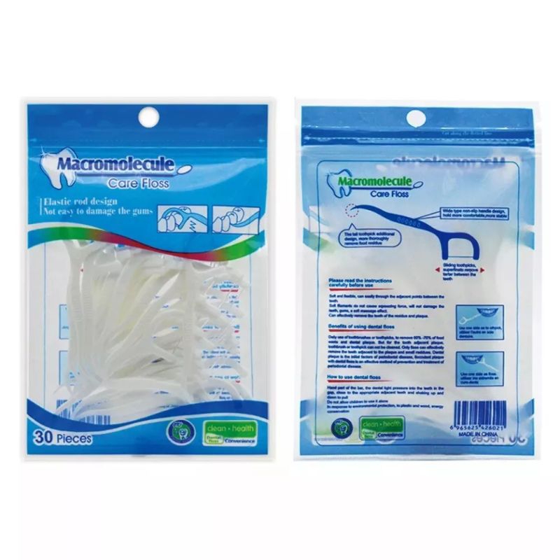 Dental Floss 30 Pcs Benang Busur Tusuk Gigi Isi 30 Pcs