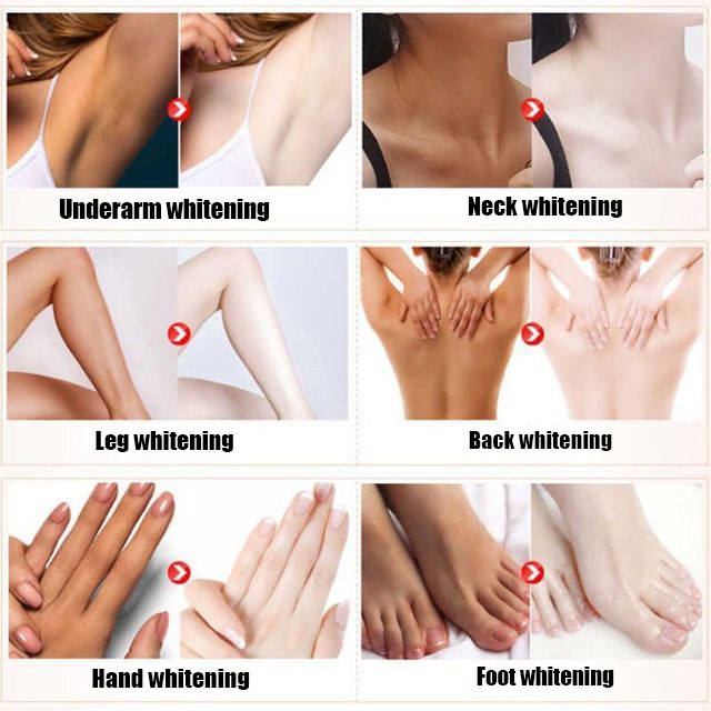 MSLAM Krim Pemutih Badan Instant Whitening Body Cream Underarm Cream Untuk Memutihkan Ketiak Dan Pemutih Selangkangan &amp; Bokong dan Bagian Pribadi Krim Pemutih Pelembab-60g