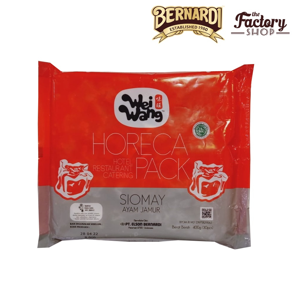 

WEIWANG HORECA PACK SIOMAY AYAM JAMUR 30BJ