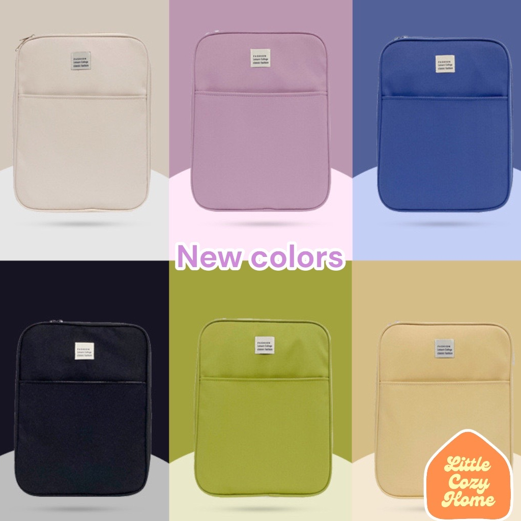 Pastel Tablet Laptop Sleeve 11 13 Inch / Tas Laptop Sarung Pouch Cover Komputer Leptop Multifungsi / Macbook Air 13in Kulit Leather Case Sleeve Mac Book