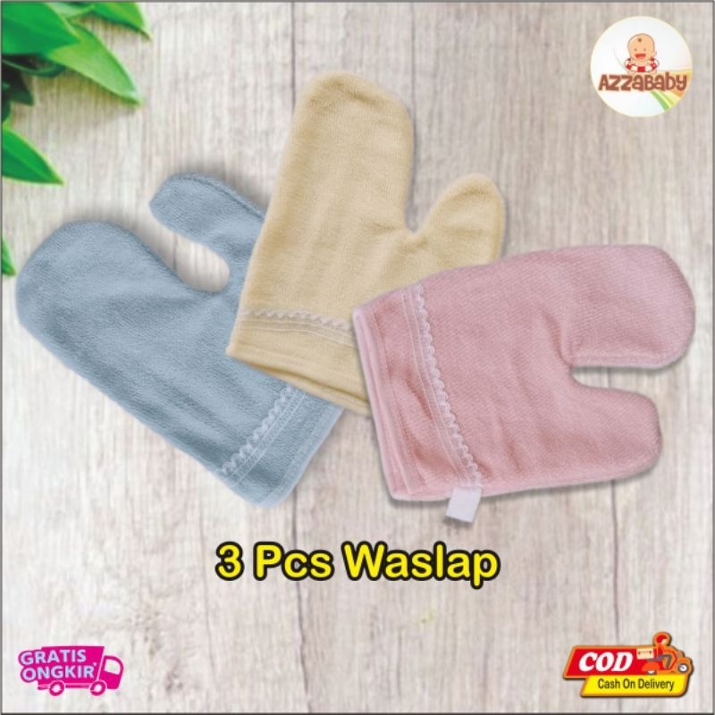Waslap Bayi Handuk I Waslap Mandi Bayi I Waslap Jari Handuk Tangan Mandi Bayi