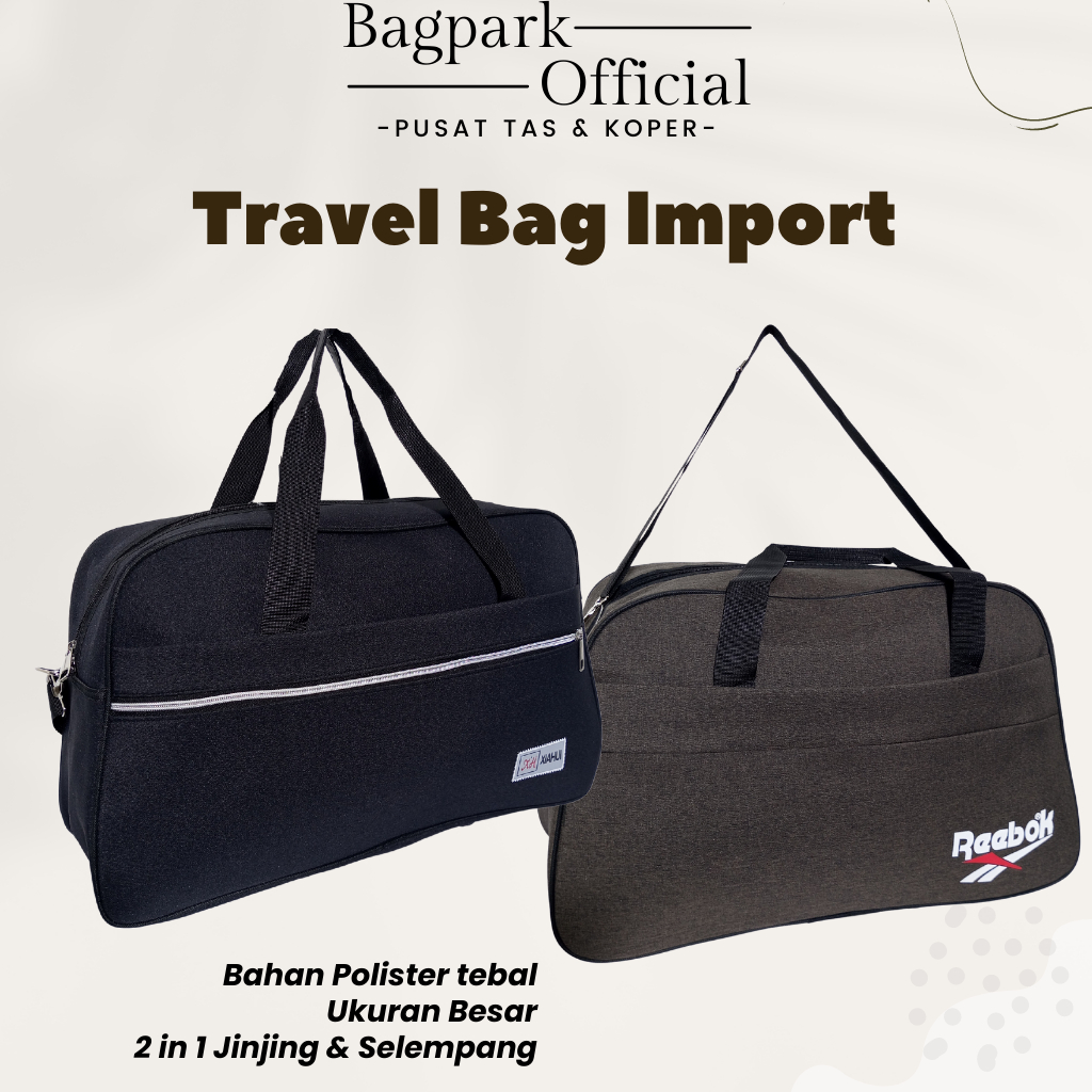 Tas Pakaian Import / Tas Travel Bag Model Polos  / Tas Mudik / Tas Pakain Murah / Tas Berangkat / Tas Traveling/ Tas Baju Import