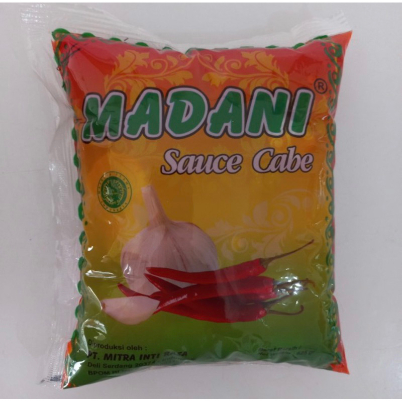 

Saus Cabe Madani/Saus MieAyam/Saos Bakso 625Gr Sambal/Sambel