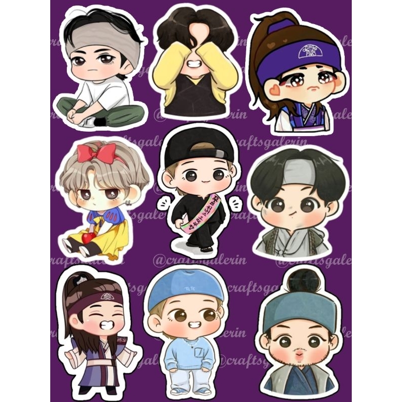 

STICKER CUTTING V TAEHYUNG BTS WATERPROOF