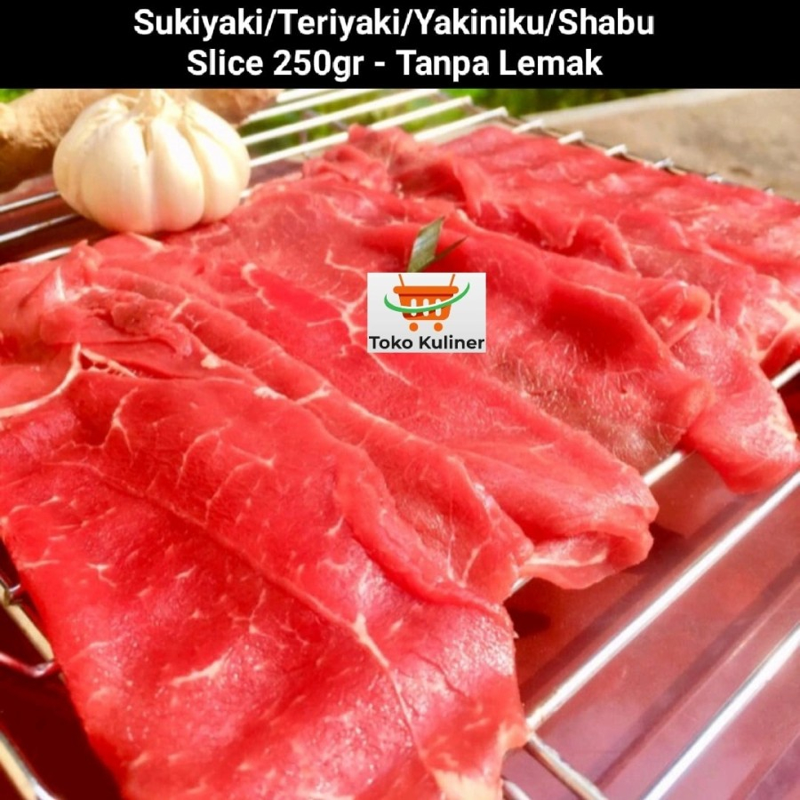 

Sukiyaki/Teriyaki/Yakiniku/Shabu Slice 500gr - Tanpa Lemak