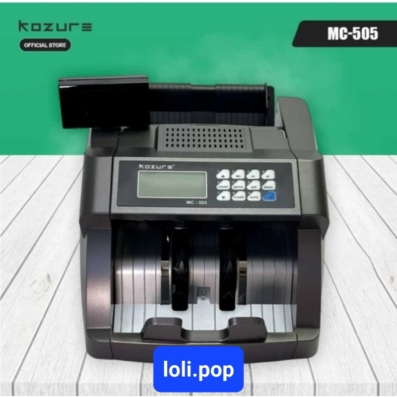 KOZURE MC505 - Mesin Hitung Uang Money Counter Penghitung Deteksi 505