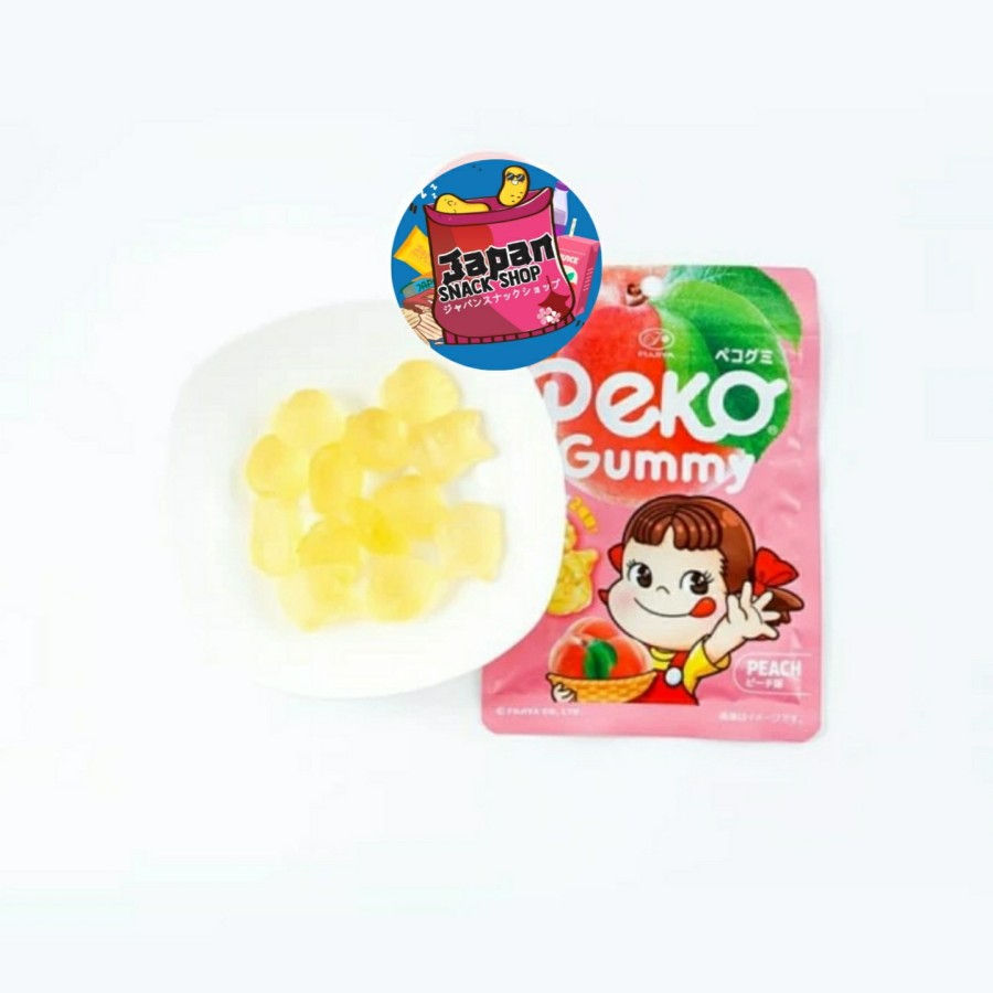 Fujiya Peko Gummy Peach Candy / permen jepang / permen impor