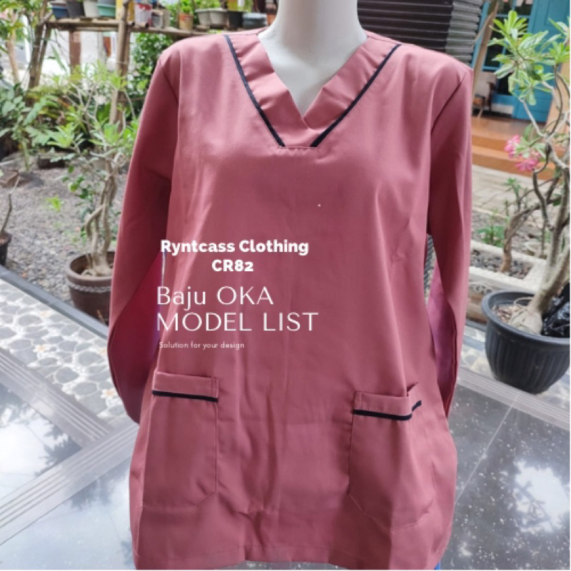 Doctor’s Scrub Set Celana Baju Oka Lengan Panjang