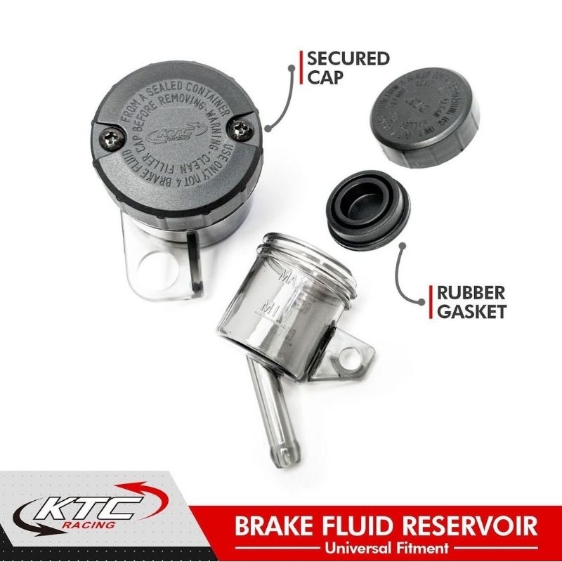 Tabung minyak rem Ktc racing original Smoke Besar dan kecil