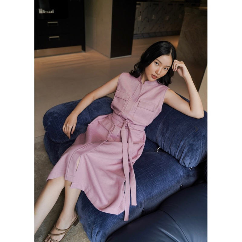 Maven Gabrielle Dress Sleeveless in Wild Rose