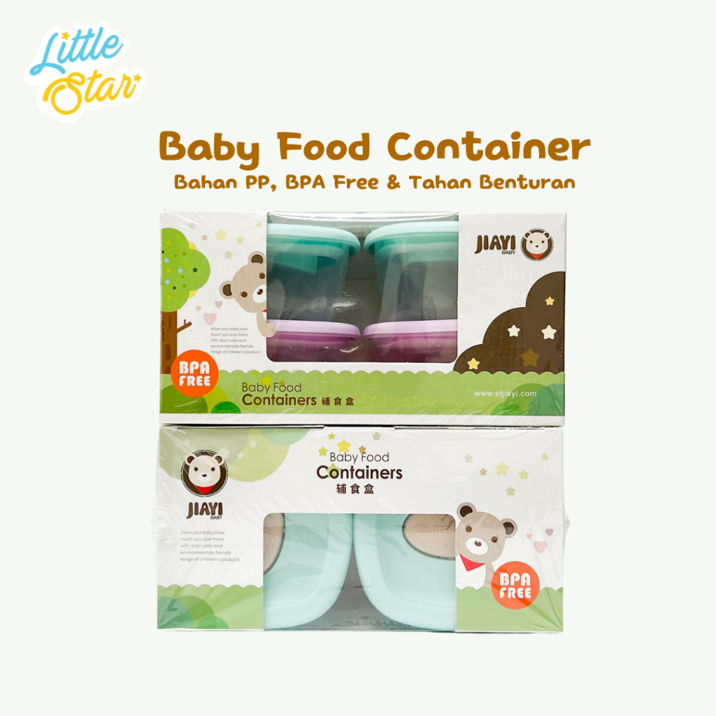 Wadah Penyimpan Baby Food Container Mpasi Set Alat Makan Bayi BPA Free