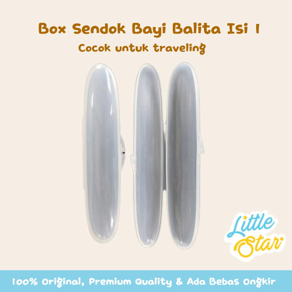LS 2in1 Set Sendok Makan Mpasi Bayi Silikon Sensor Panas Bundling Free Box BPA Free Food Grade Baby Spoon Fork