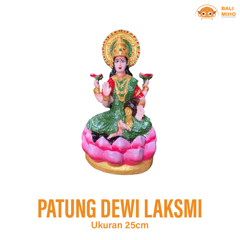 PATUNG DEWI LAKSHMI WARNA/PATUNG LAKSHMI/PATUNG DEWI LAKSMI/PATUNG DEWI SRI/PATUNG DEWI KESUBURAN