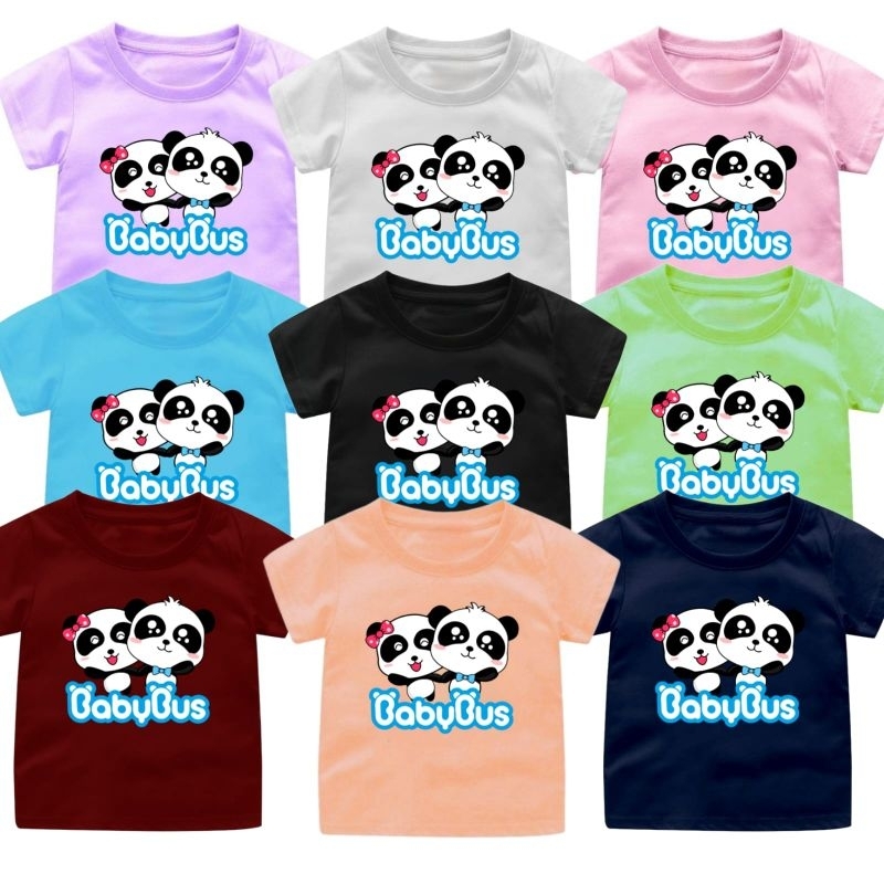 BAJU KAOS ANAK CEWEK-COWOK 1-12 TAHUN BABYBUS CUTE//PAKAIAN ANAK LUCU