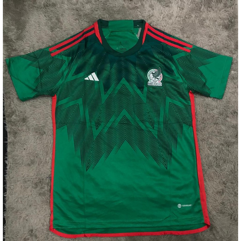 Jersey bola mexico home 2022 - 2023 grade ori import