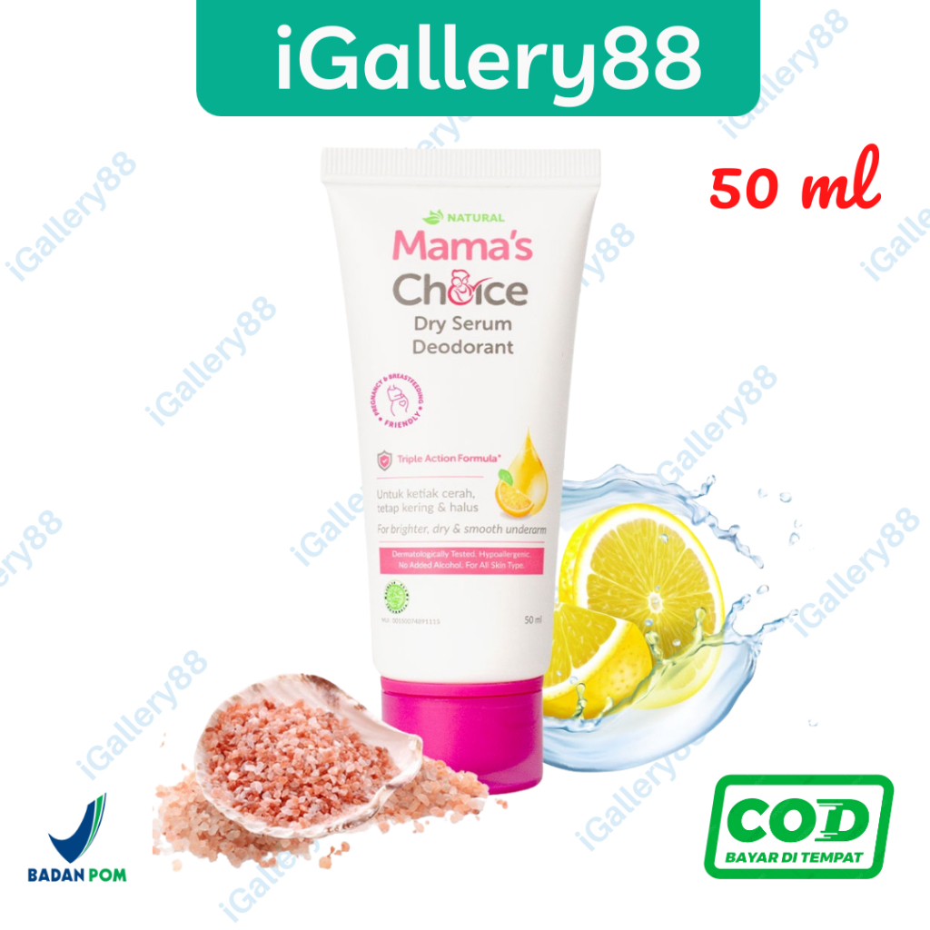 Mama's Choice Dry Serum Deodorant Penghilang Bau Badan Ibu Hamil dan Menyusui