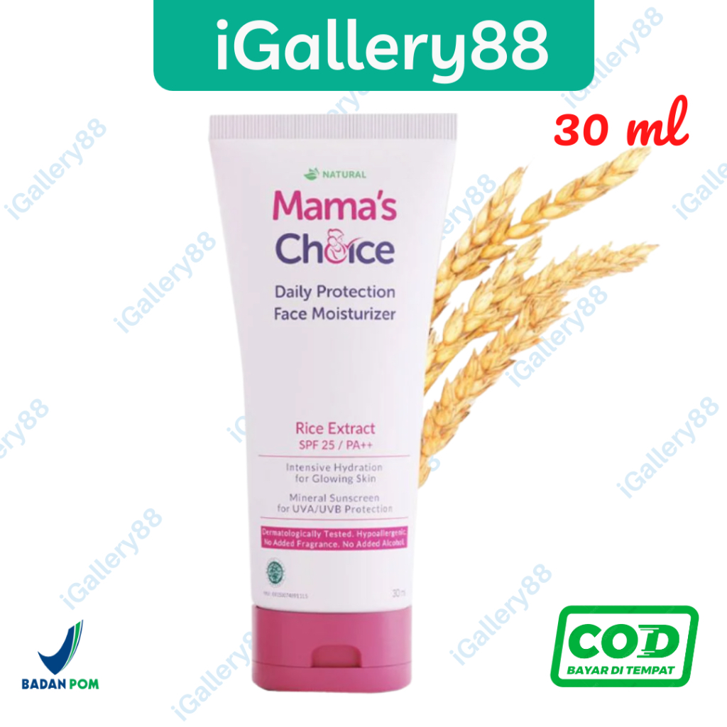 Mama's Choice Daily Protection Face Moisturizer SPF 20 PA++ 30 ml Pelembab Wajah