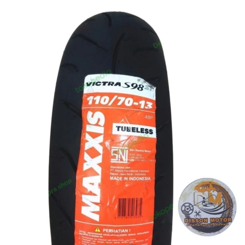 Maxxis Victra 110/70-13 Tubeles Ban depan NMAX