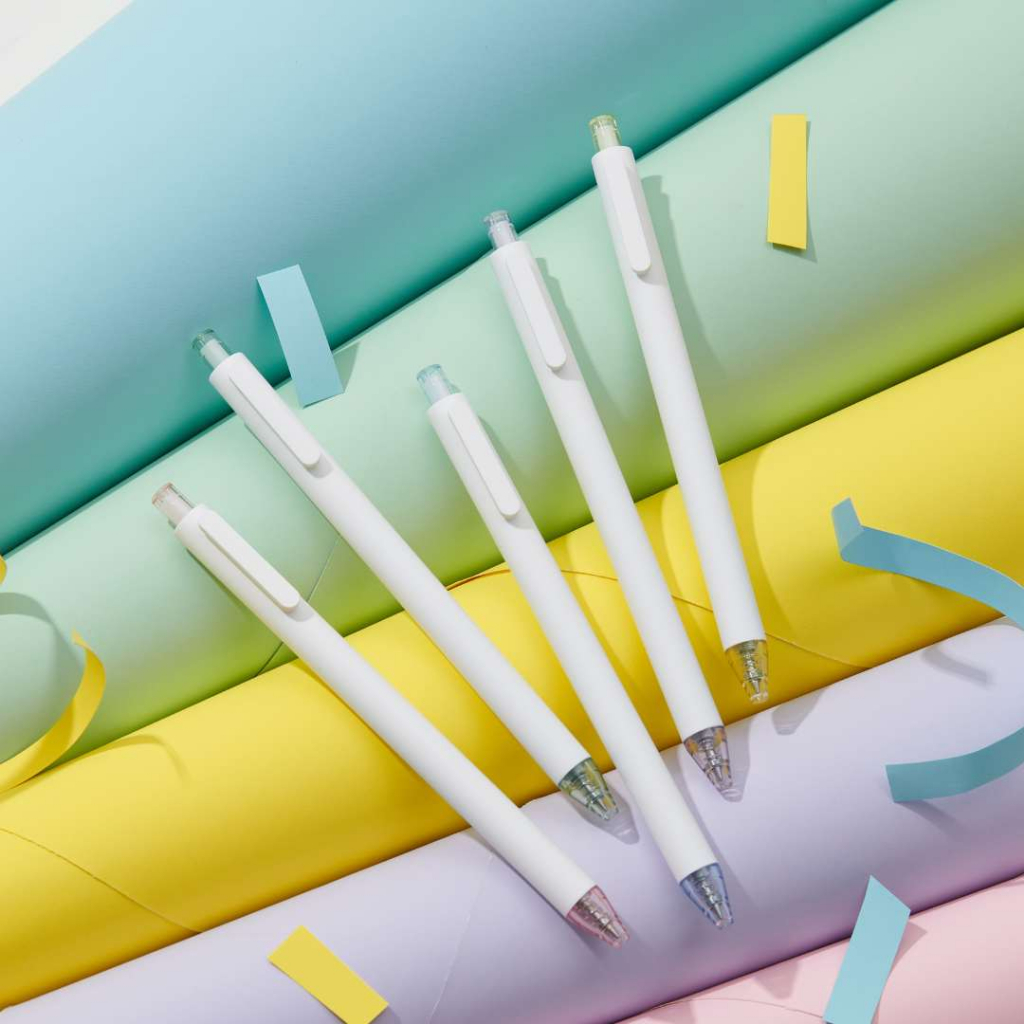 

KACO PURE Pen 5 PCS Pulpen Kaco Pena Pulpen Gel 0.5mm Soft Touch Candy Tinta Hitam 5 PCS