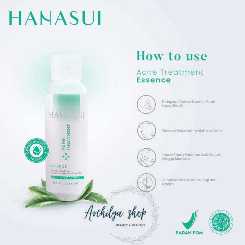 HANASUI Acne Treatment Gentle Cleanser Power Essence 100ml