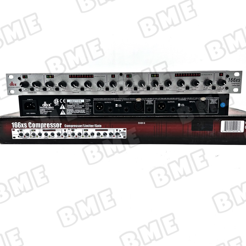 COMPRESSOR LIMITER DBX 166XS
