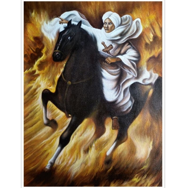 Lukisan Pangeran Diponegoro 60 x 80 cm