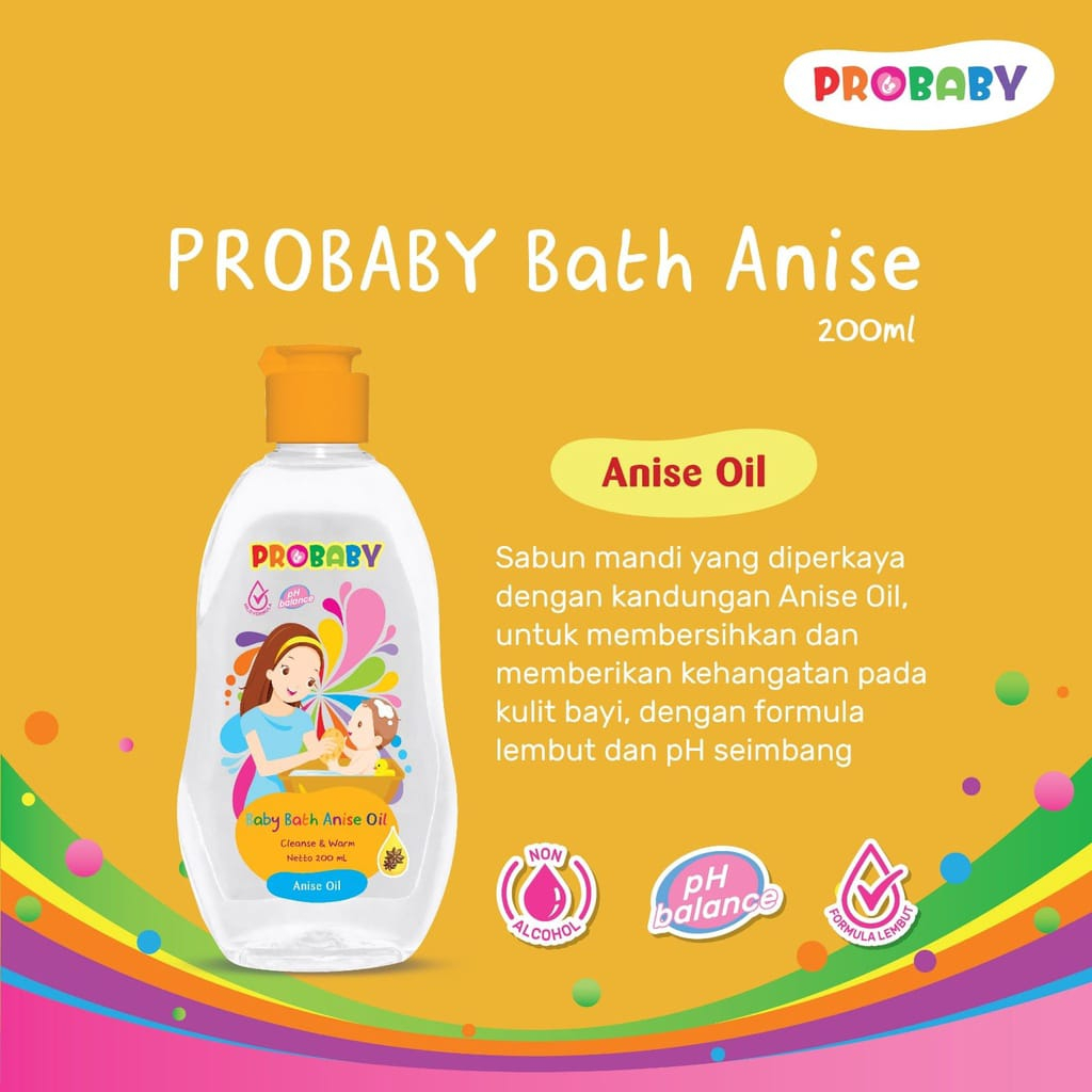 PROBABY Baby Bath Anise Oil Botol 200ml