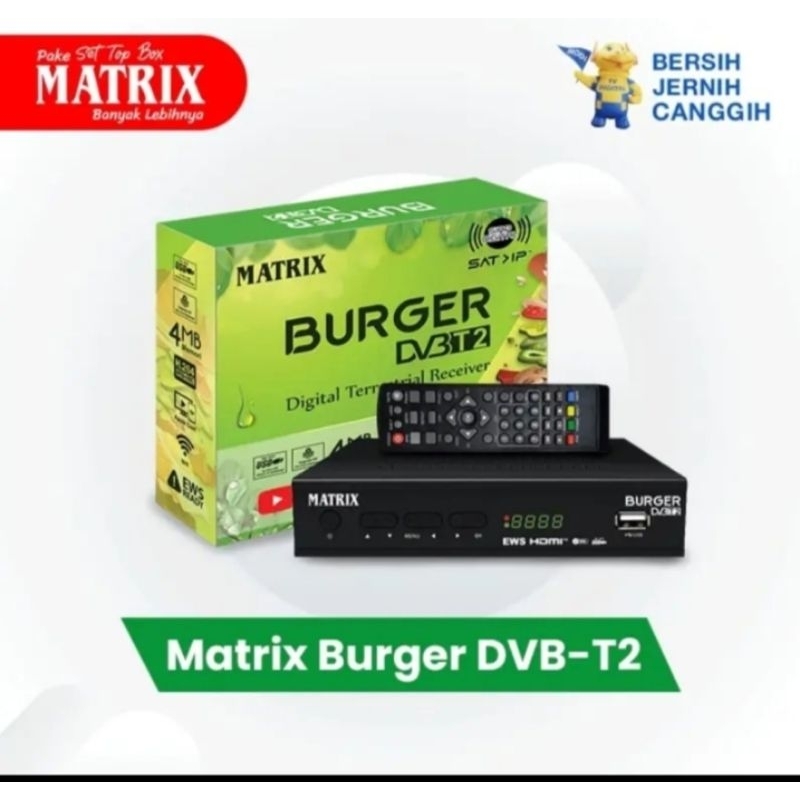 set top box matrix burger /STB burger / set top box tv digital Matrix burger