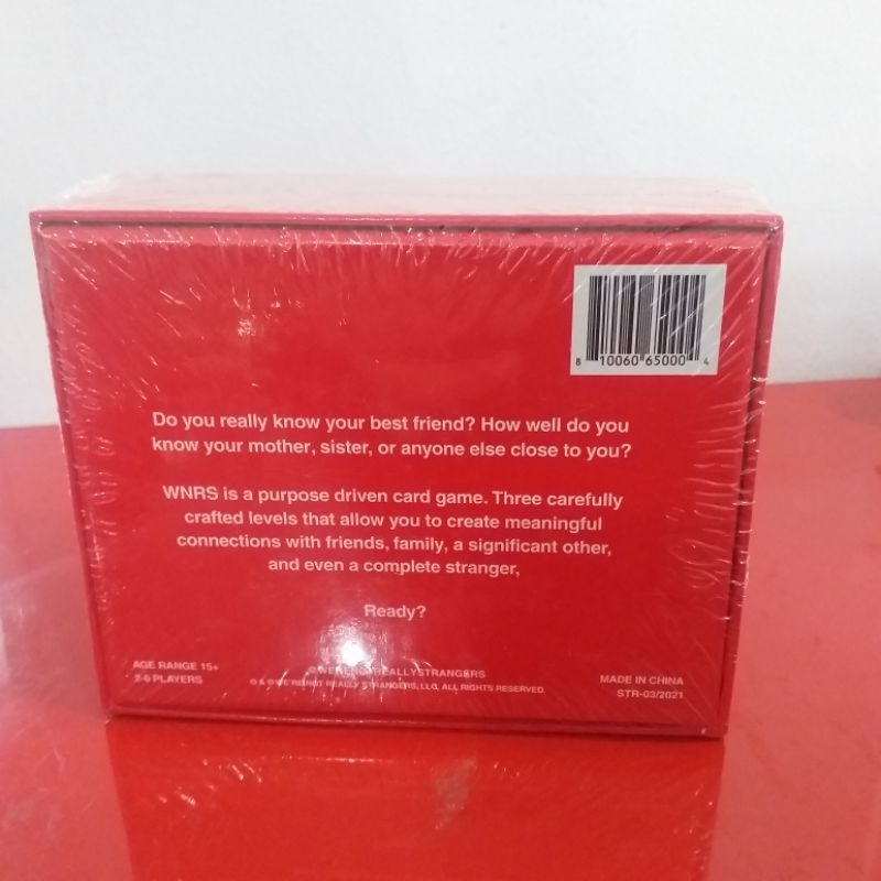 we are not really strangers - board game