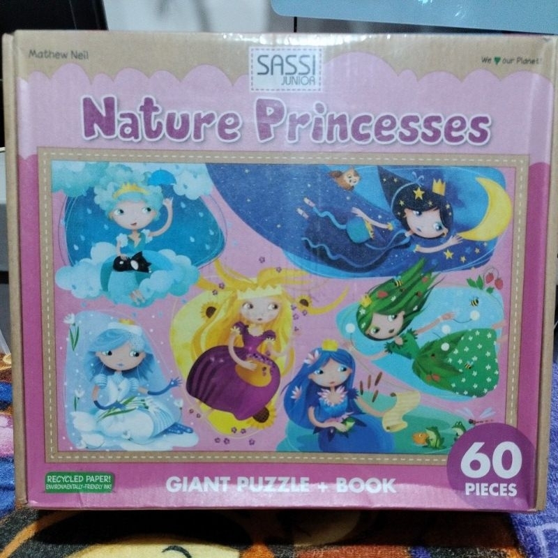 sassi junior - natute princesses - puzzle anak - buku bbw