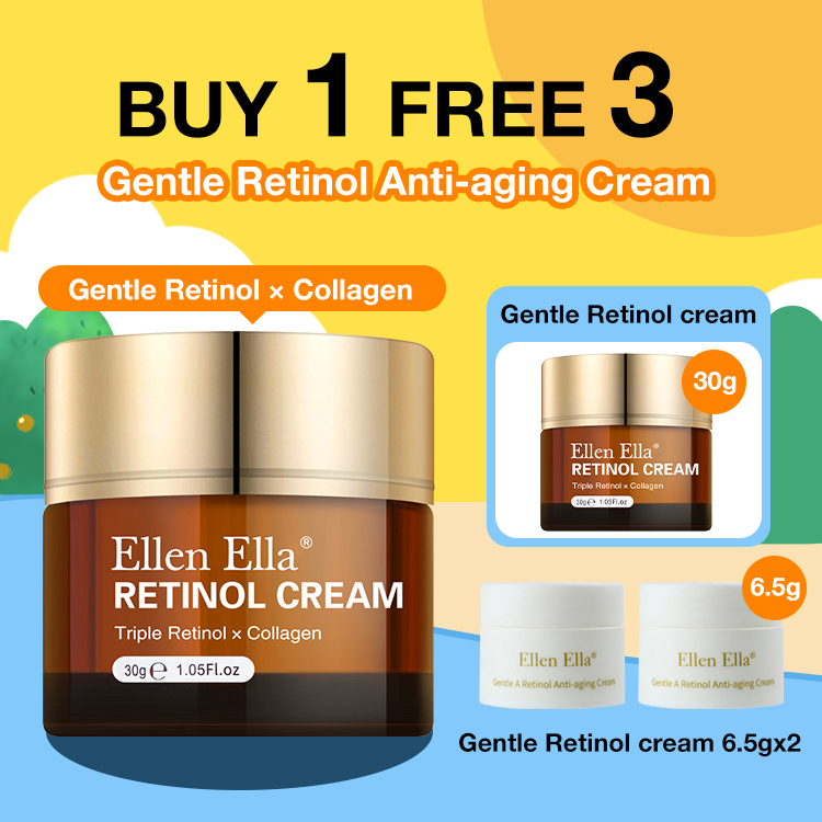 Upgrade Ellen Ella Retinol Face Cream- Beli sekarang dapatkan 3 gratis - Efek meningkat sebesar 50% - Membantu mengungkapkan kulit yang tampak lebih halus dan lebih kencang dengan perawatan retinol yang lembut ini.