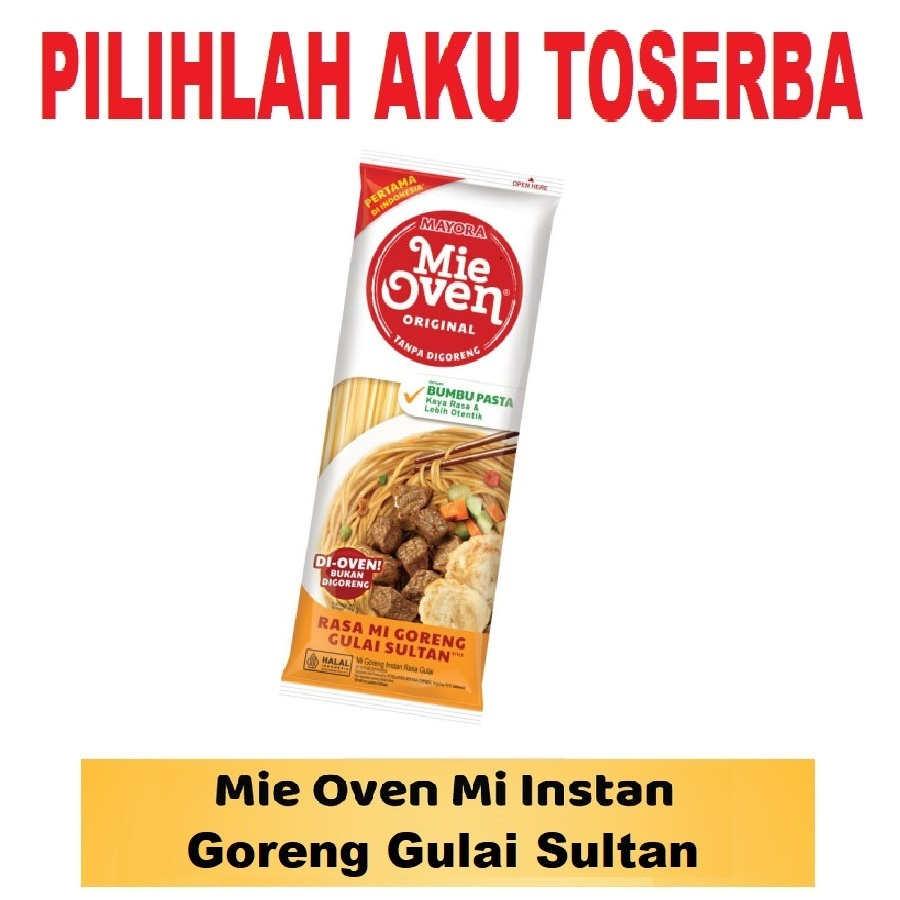 Mie OVEN Mayora Mi Instan GORENG GULAI SULTAN - ( HARGA 1 DUS isi 24 )