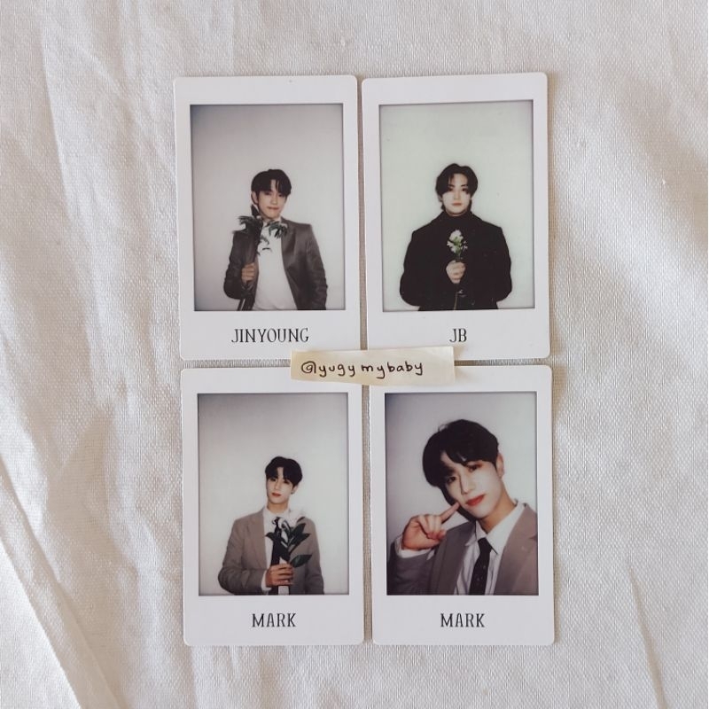 GOT7 PC PHOTOCARD MARK JINYOUNG JAEBEOM JAYB JB TRADING CARD POLA POLAROID 6TH FAN MEETING ONCE UPON