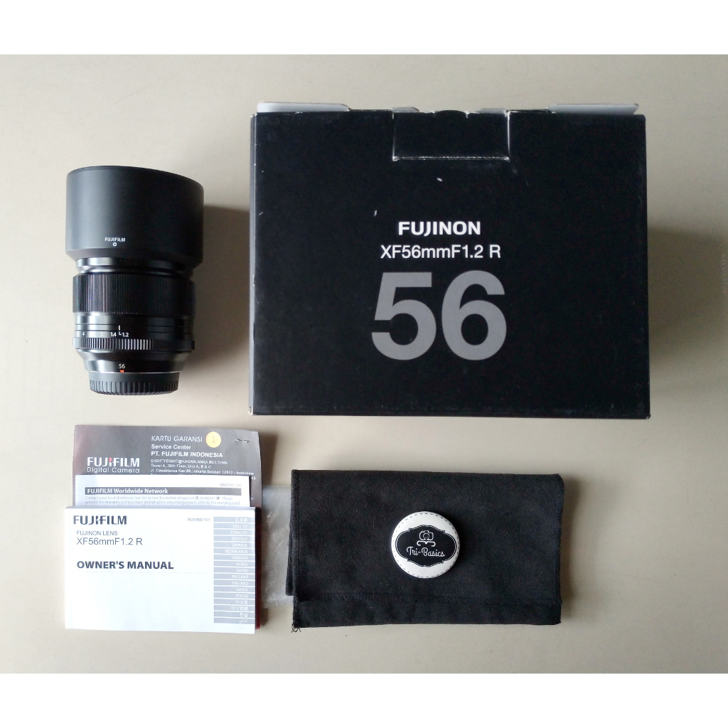 Lensa Fujinon XF 56mm 56 mm f/1.2 f1.2 R Mulus Fullbox Fuji Fujifilm