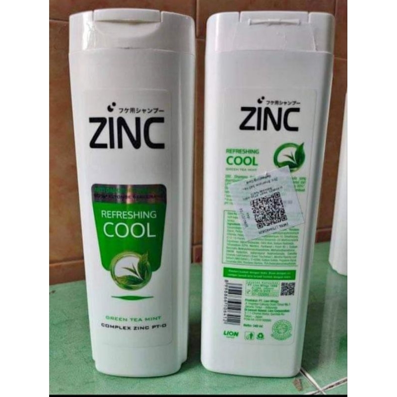 sampo zinc botol 340 ml