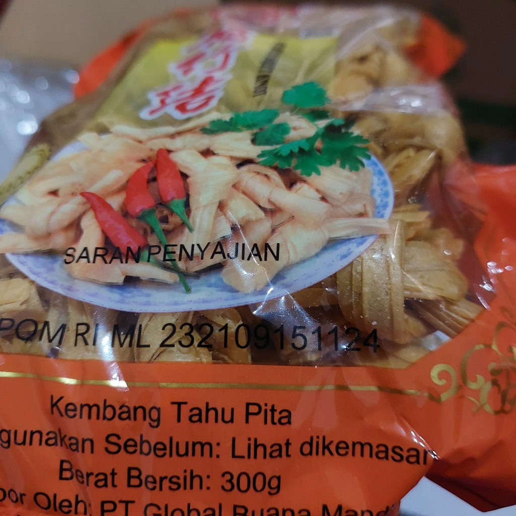 

IO Kembang Tahu Pita / Soybean Sheet Knot SU Brand 300 gram