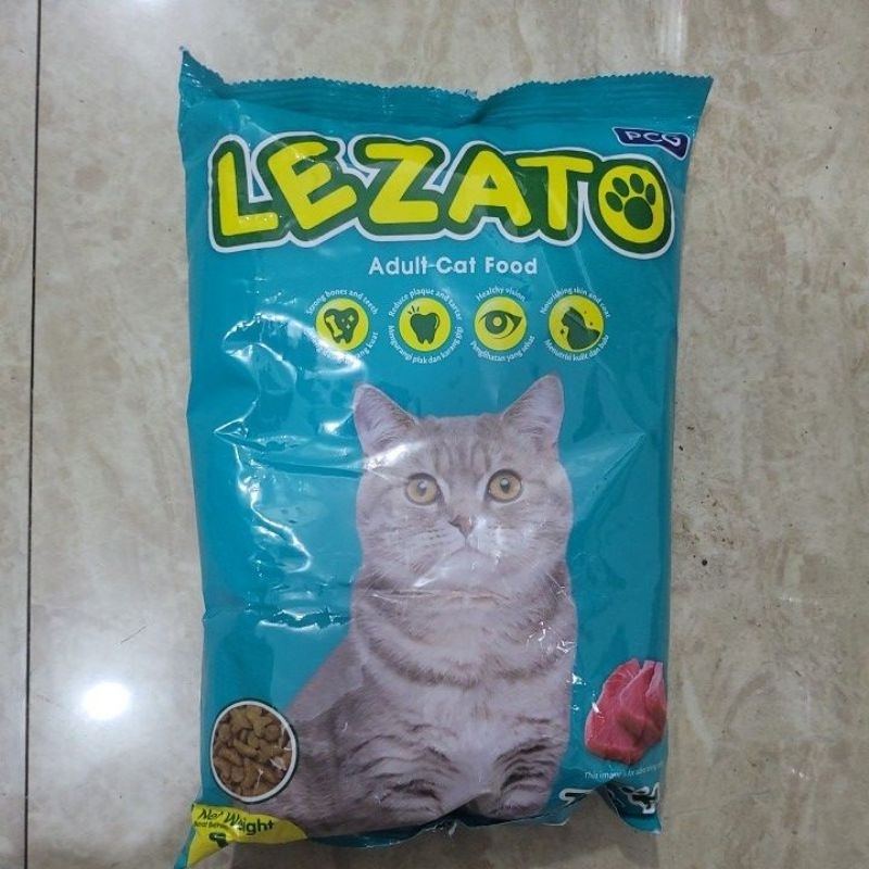 LEZATO ADULT CAT FOOD 1KG 1000G TUNA FLAVOR RASA IKAN PAKAN MAKANAN KUCING DEWASA